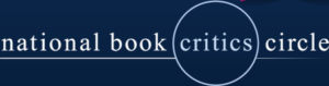 Rectangular blue logo reading National Book Critics Circle